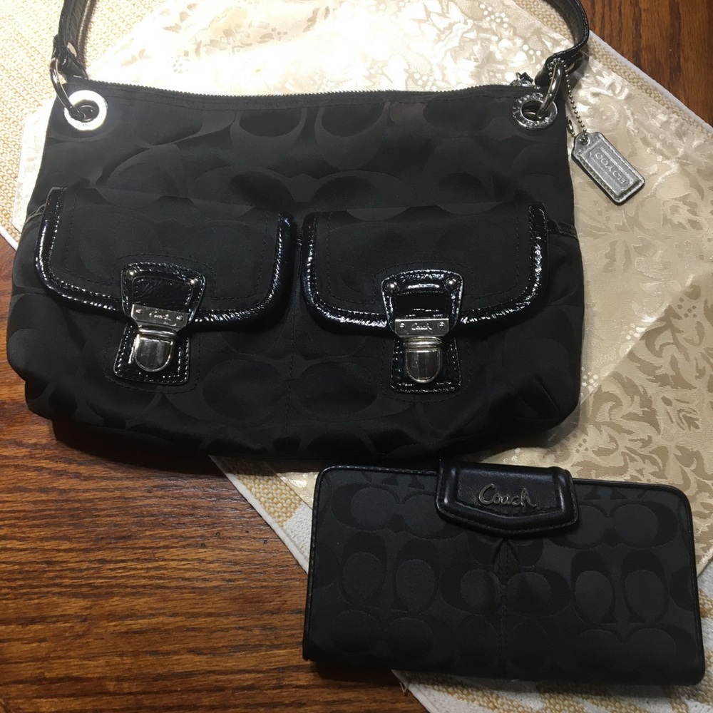 AUTHENTIC COACH BAG AND WALLET